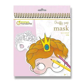 Avenue Mandarine Graffy Pop Mask Malvorlagen für Mädchen